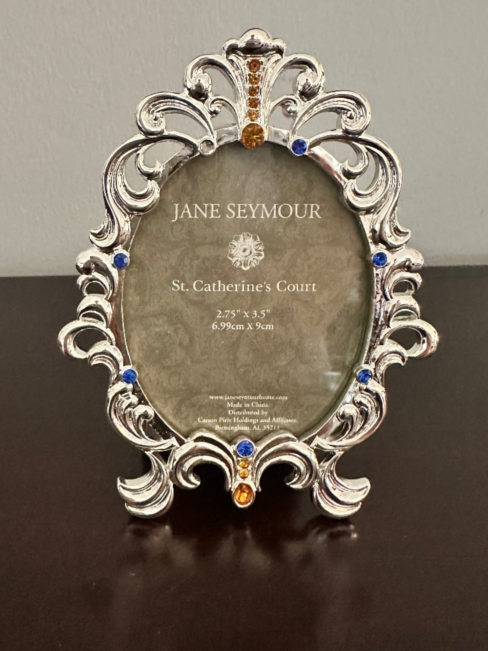 New Jane Seymour St Catherine’s Court Silver Tone 2.75" X 3.5" Mini Pic Frame